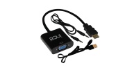 ADAPTOR INCA IHTV-7TS HDMI TO VGA+AUDIO ÇEVİRİCİ SİYAH - 1